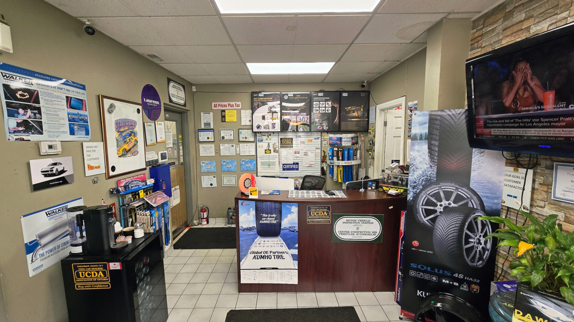 Front desk